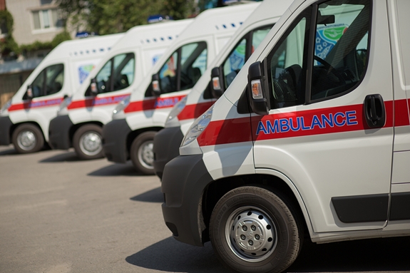 Автопарк Новомосковської станції швидкої медичної допомоги поповнився 5 новими автомобілями «швидкої»