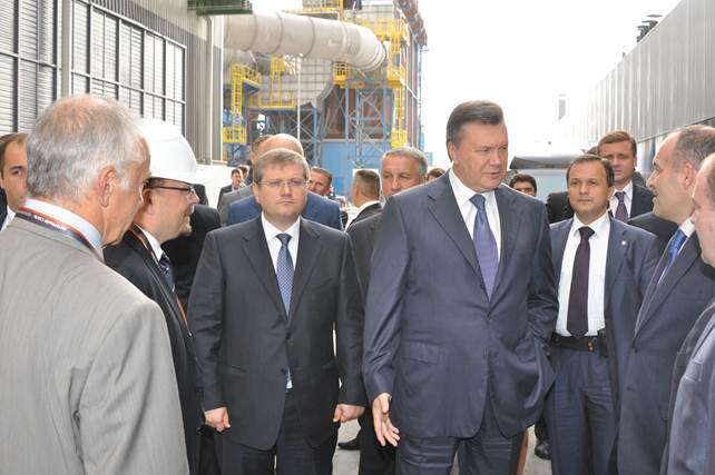 Президент України Віктор Янукович відкрив на Дніпропетровщині найбільший у Східній Європі електросталеплавильний комплекс «Інтерпайп (фото)