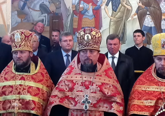 Губернатор Олександр Вілкул взяв участь в урочистій церемонії освячення криворізької Свято-Георгіївської дзвіниці